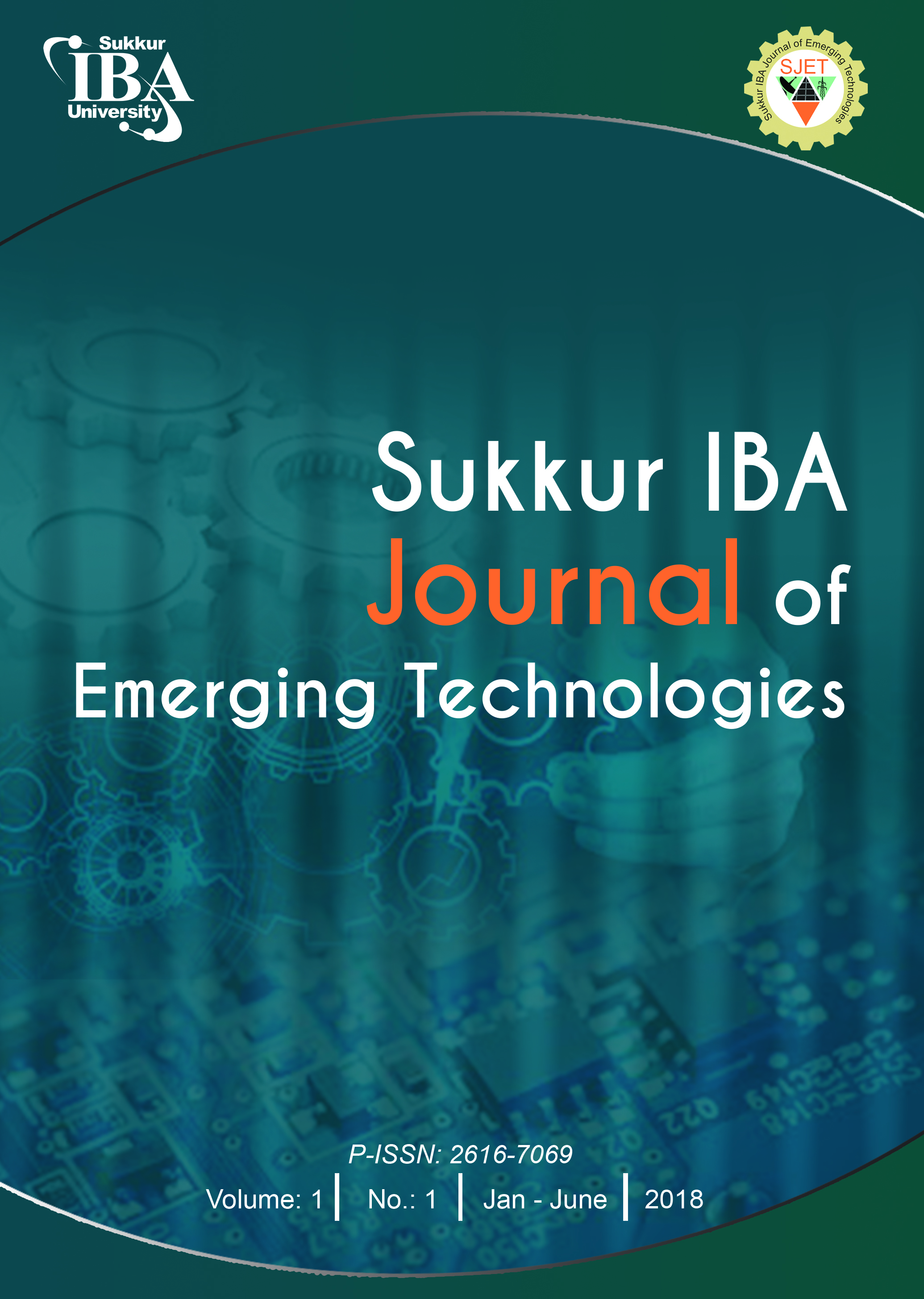 					View Vol. 1 No. 1 (2018): Sukkur IBA Journal of Emerging Technologies
				